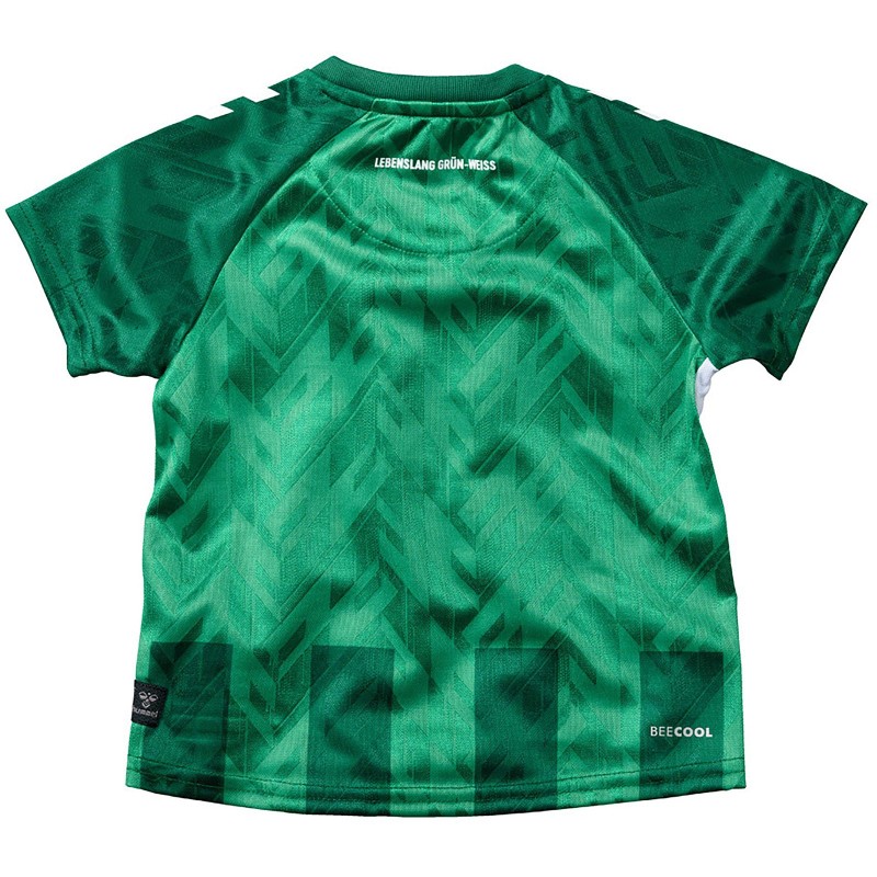 Hummel SV Werder Bremen Mini-Kit Heimtrikot 2024/25 Kinder 6249 - Bosphorous 68 thumbnail