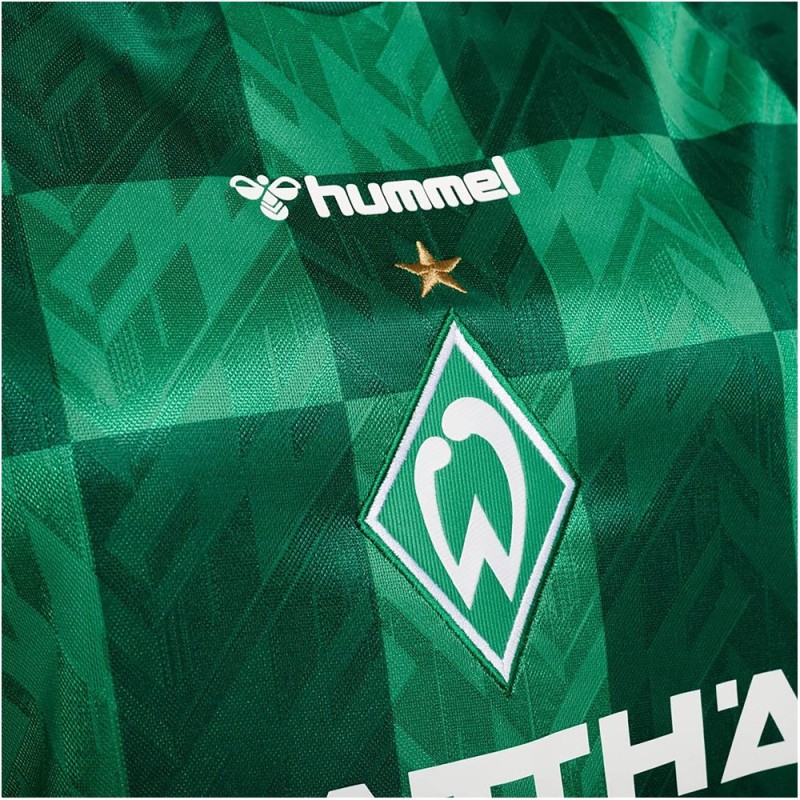 Hummel SV Werder Bremen Heimtrikot 2024/25 Damen 6249 - Bosphorous XXL thumbnail