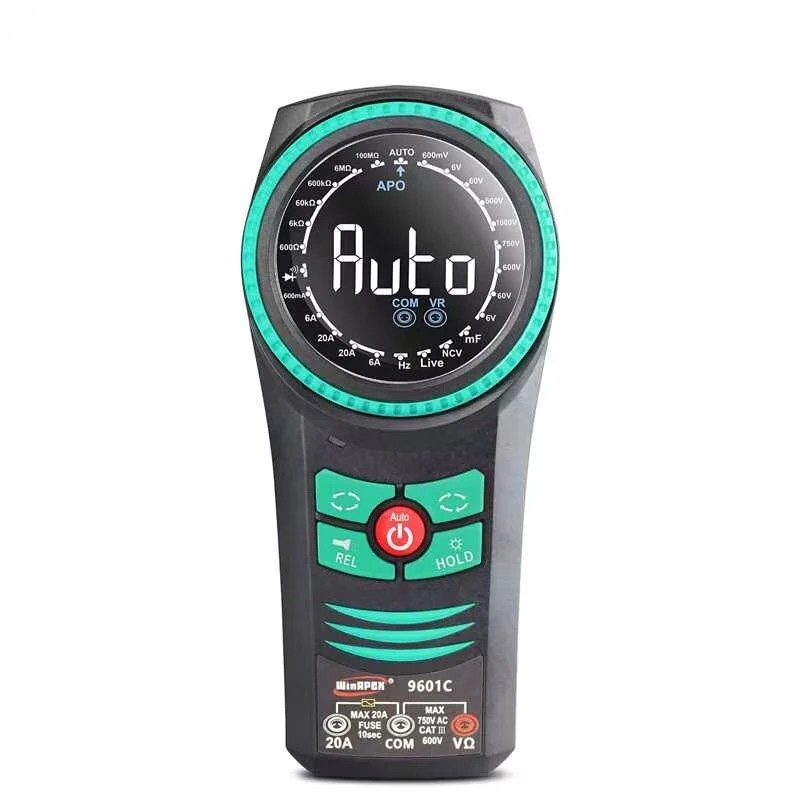 WinAPEX 189E Auto Range Smart Rotary Multimeter High Precision 5999 Counts DC/AC Voltage Current Resistance Capacitance