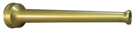 MOON AMERICAN 572-1021 Industrial Fire Hose Nozzle,1 in.,Brass