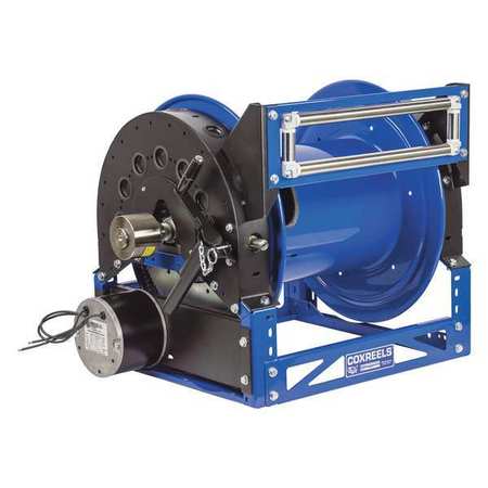 COXREELS 1680-1128-E Elec Hybrid Hose Reel 1-1/2inx85ft,12VDC