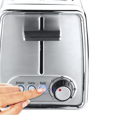 Hamilton Beach 4-Slice Toaster - Chrome- 24791 thumbnail