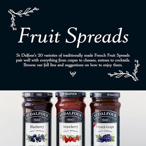St Dalfour Pineapple & Mango French Fruit Spread (10 Oz) - 100% from Fruit - No Synthetic Nitrates or Nitrites - No Cane Sugar Added - Naturally Sweet thumbnail
