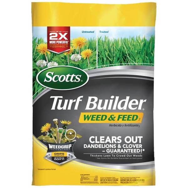 scotts 16,000 sq ft turf builder weed & feed