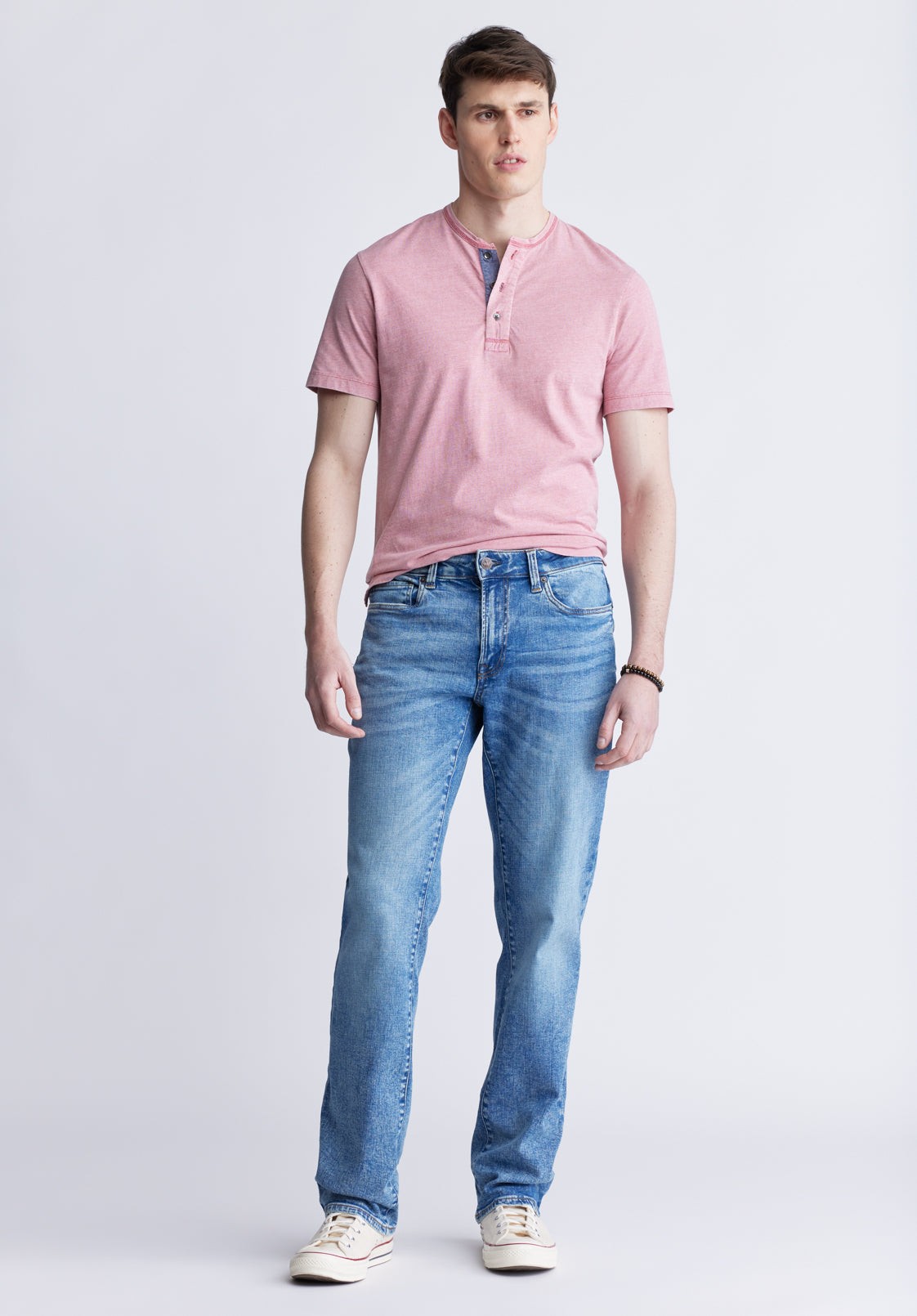 Buffalo Jeans - Jean Décontracté Pour Homme Relaxed Driven, Blue Sablé Et Travaillé Pour Hommes - Taille: 33 thumbnail