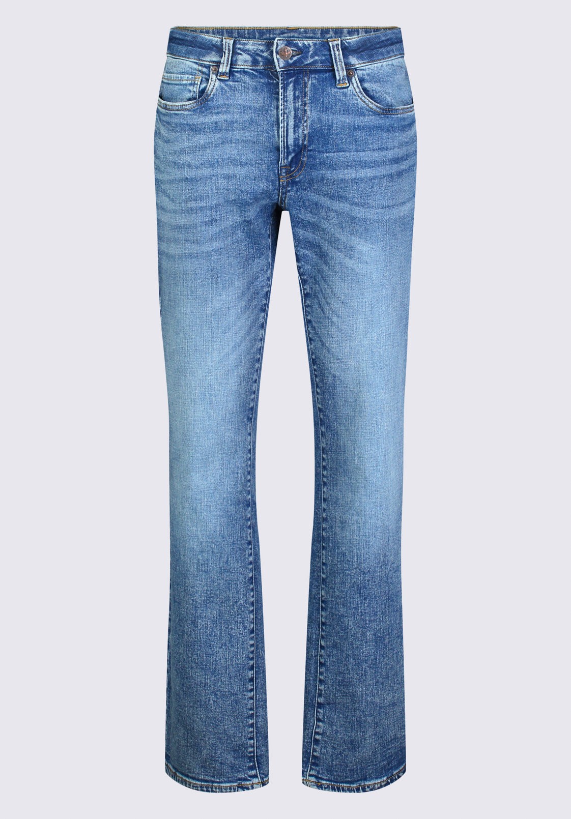 Buffalo Jeans - Jean Décontracté Pour Homme Relaxed Driven, Blue Sablé Et Travaillé Pour Hommes - Taille: 33 thumbnail