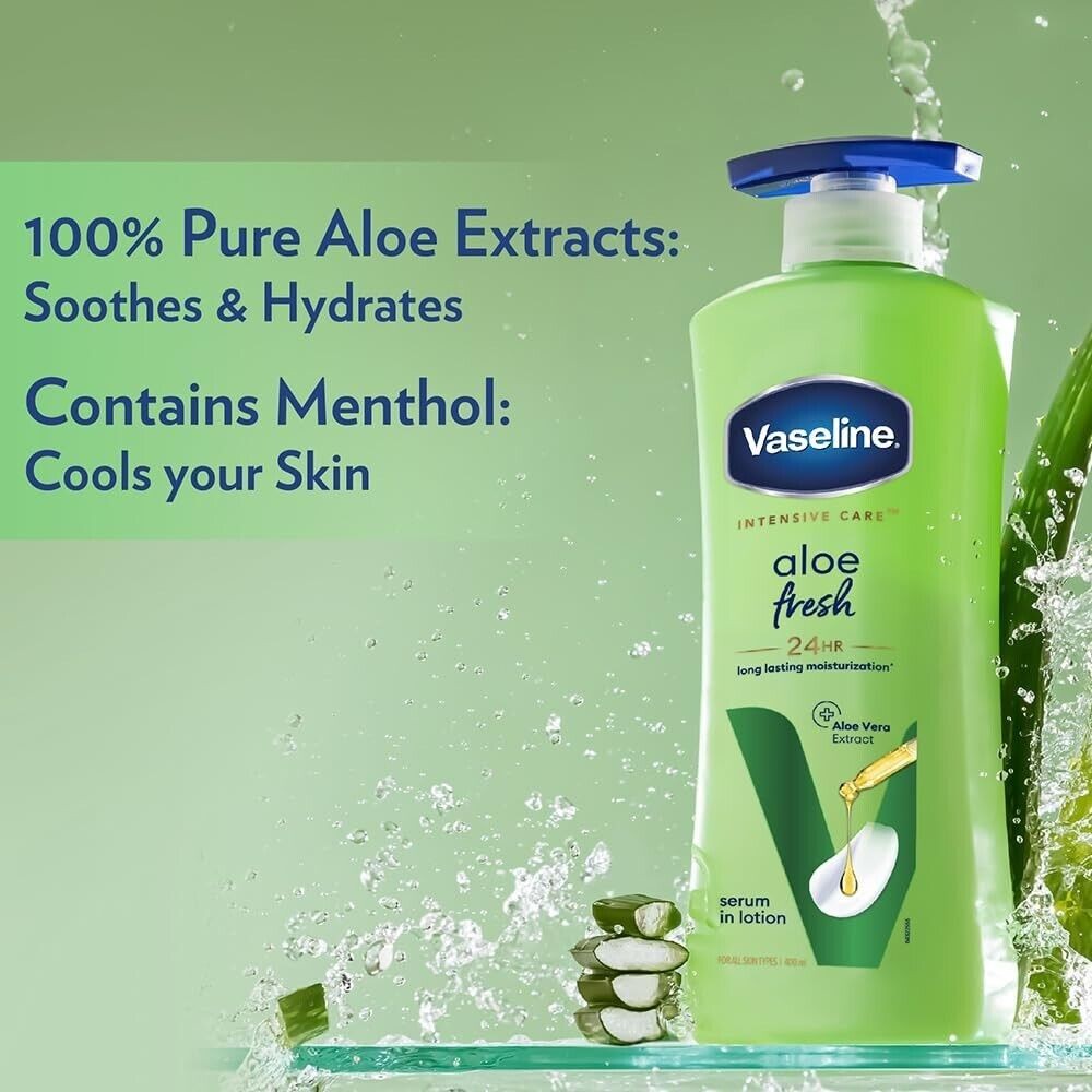 Vaseline Intensive Care Aloe Fresh Body Lotion 100 Ml thumbnail