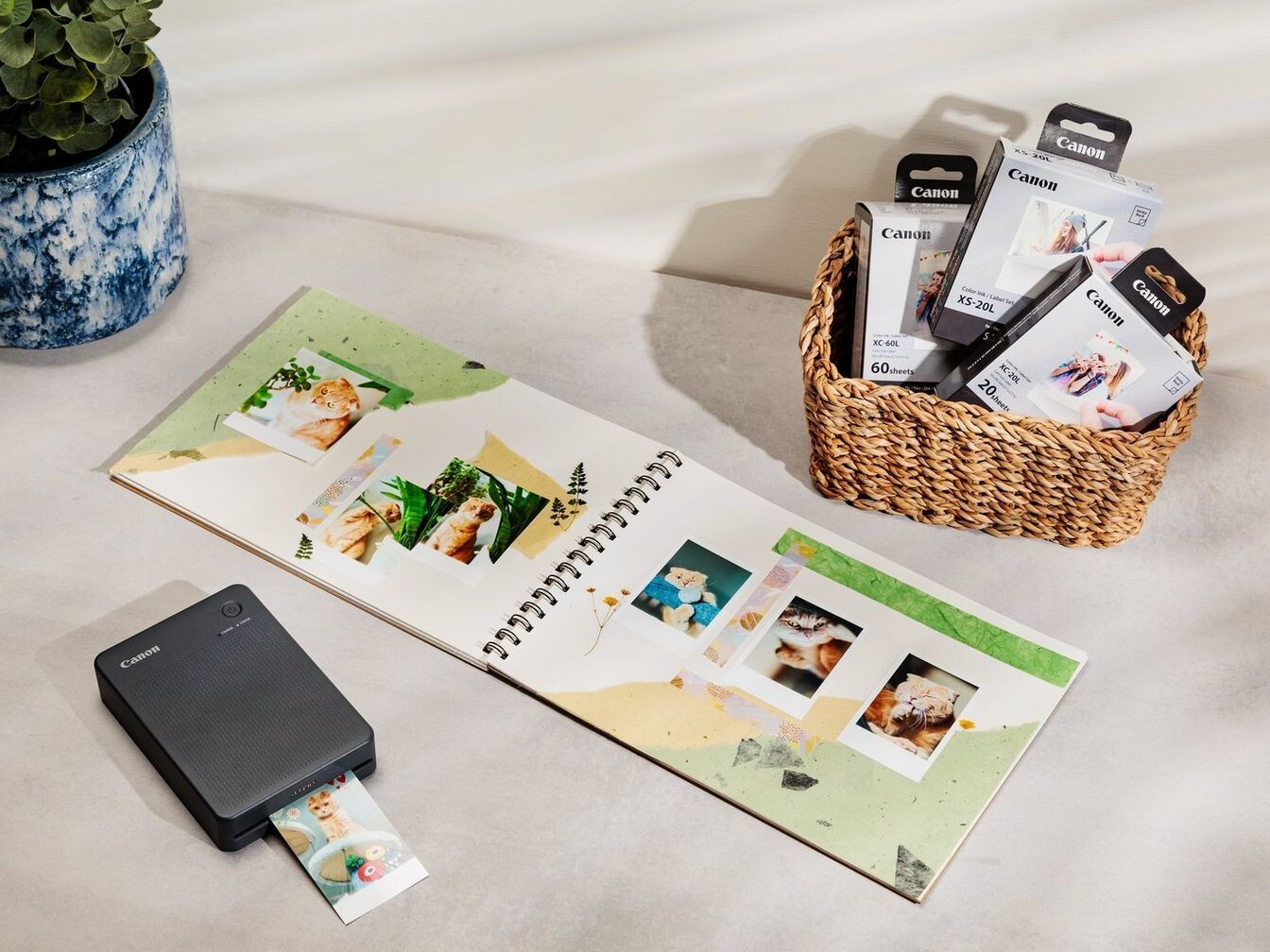 Canon Selphy Square QX20 Photo Printer Grey thumbnail