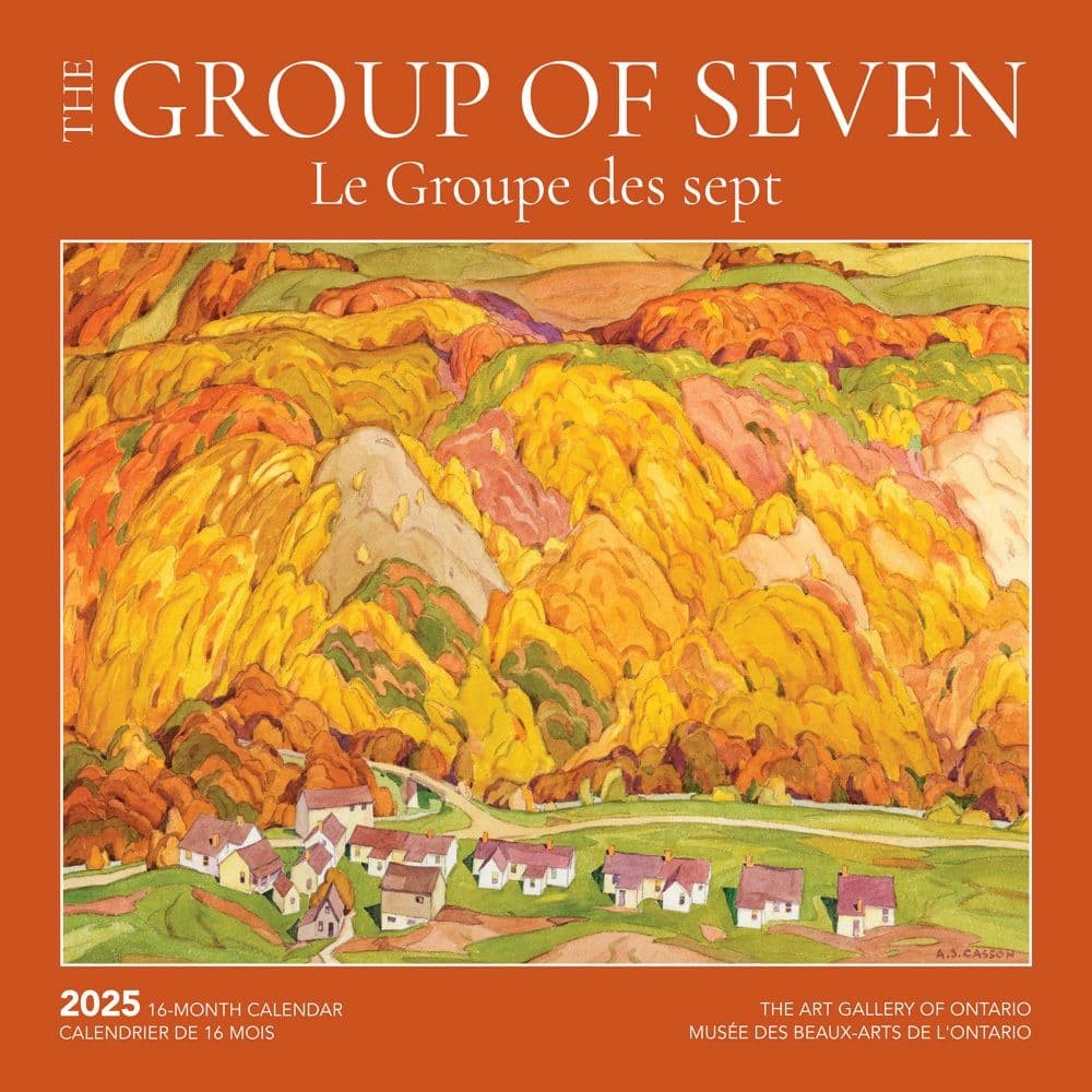 Group of Seven Art Gallery of Ontario French 2025 Wall Calendar
