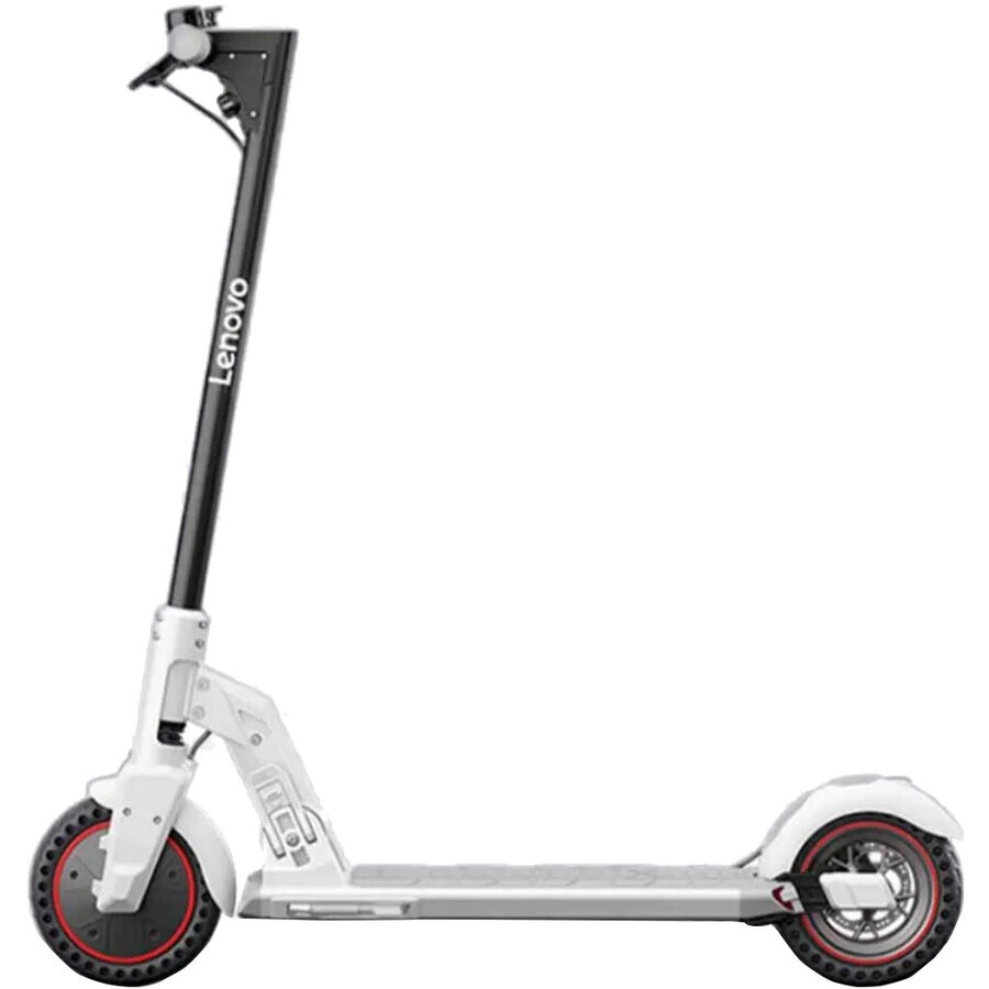 Trotineta Electrica Lenovo M2, Putere Motor 350 W, Autonomie 30 Km, Viteza Maxima 25 Km/h, Alb