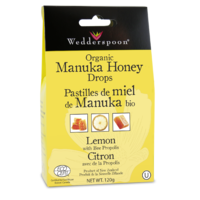 Wedderspoon Organic Manuka Honey Drops Lemon