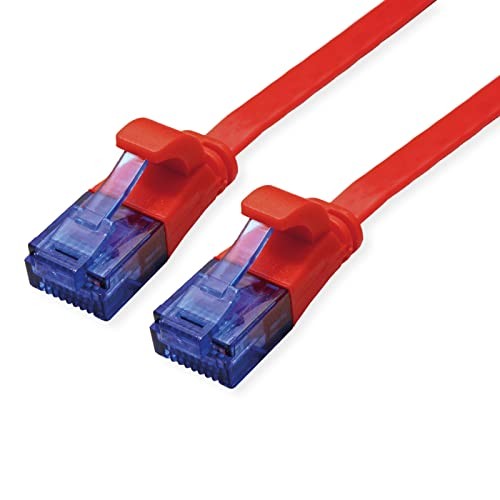Value 1.5m Cat.6A (Class EA) UTP Extra Flat Patch Cable Red