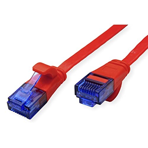 Value 1.5m Cat.6A (Class EA) UTP Extra Flat Patch Cable Red thumbnail