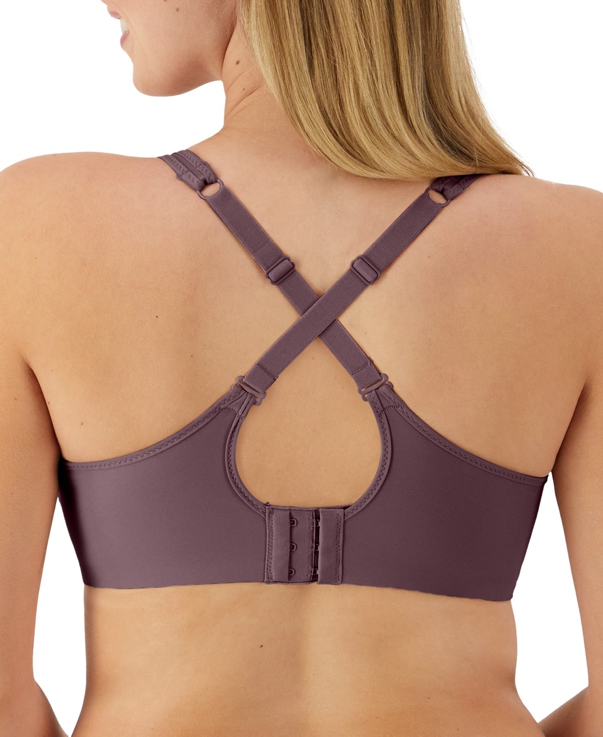 Bali® One Smooth U® Ultra Light Convertible Full-Coverage Bra 3439 Color: Currant Purple Size: 40 C thumbnail