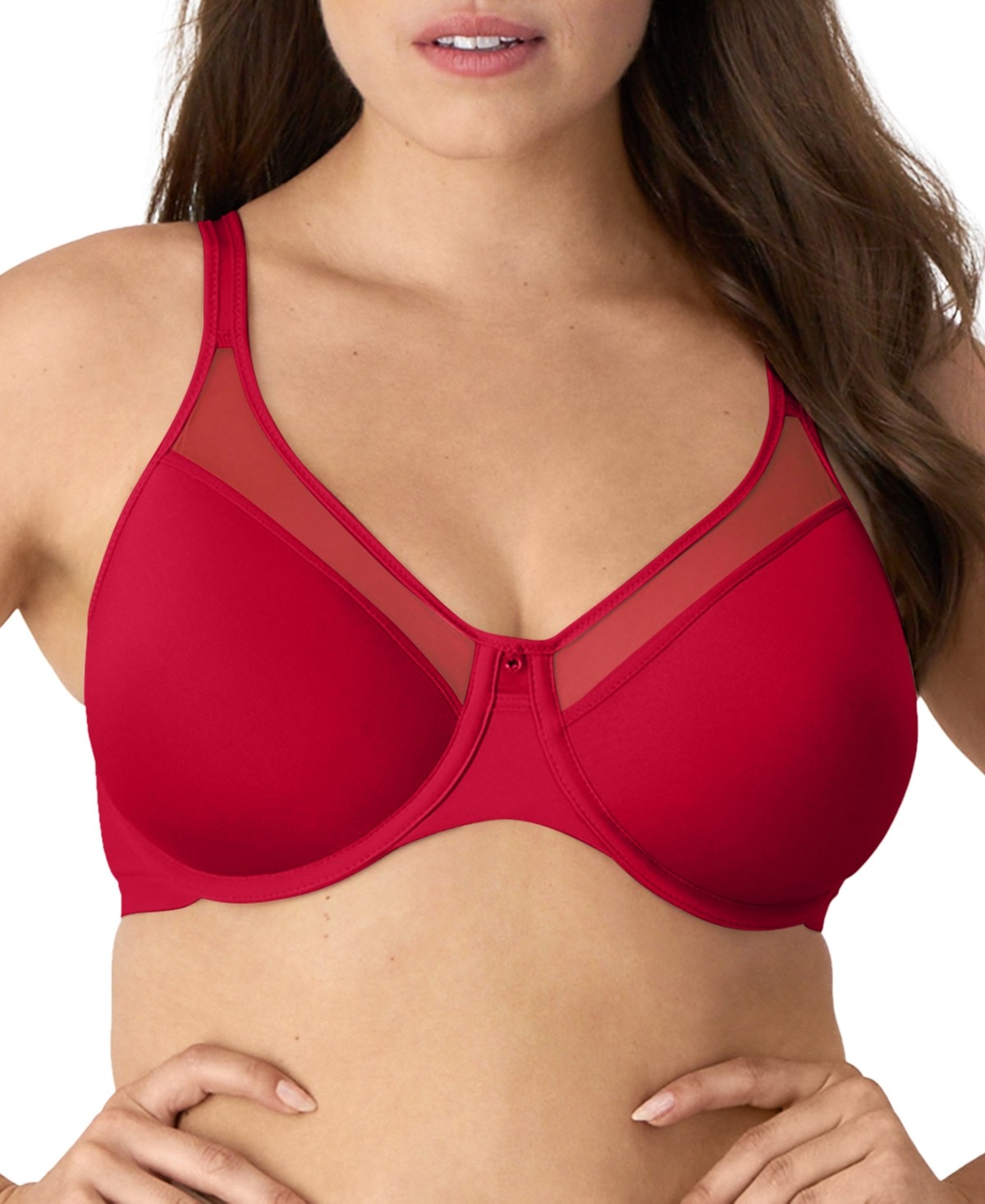 Bali One Smooth U Ultra Light Shaping Underwire Bra 3439 - Scarlet Berry thumbnail