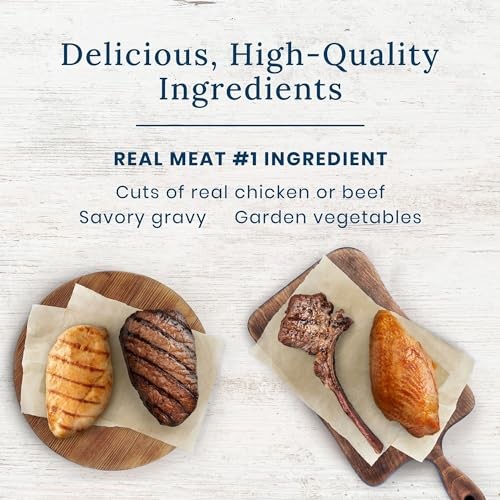 Blue Buffalo Delectables Natural Wet Dog Food Topper Variety Pack  3-oz (24 Pack- 6 of Each Flavor) thumbnail