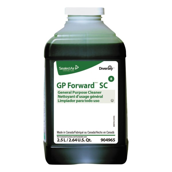 diversey gp forward general purpose cleaner, citrus scent, 2.5 liters, pack of 2