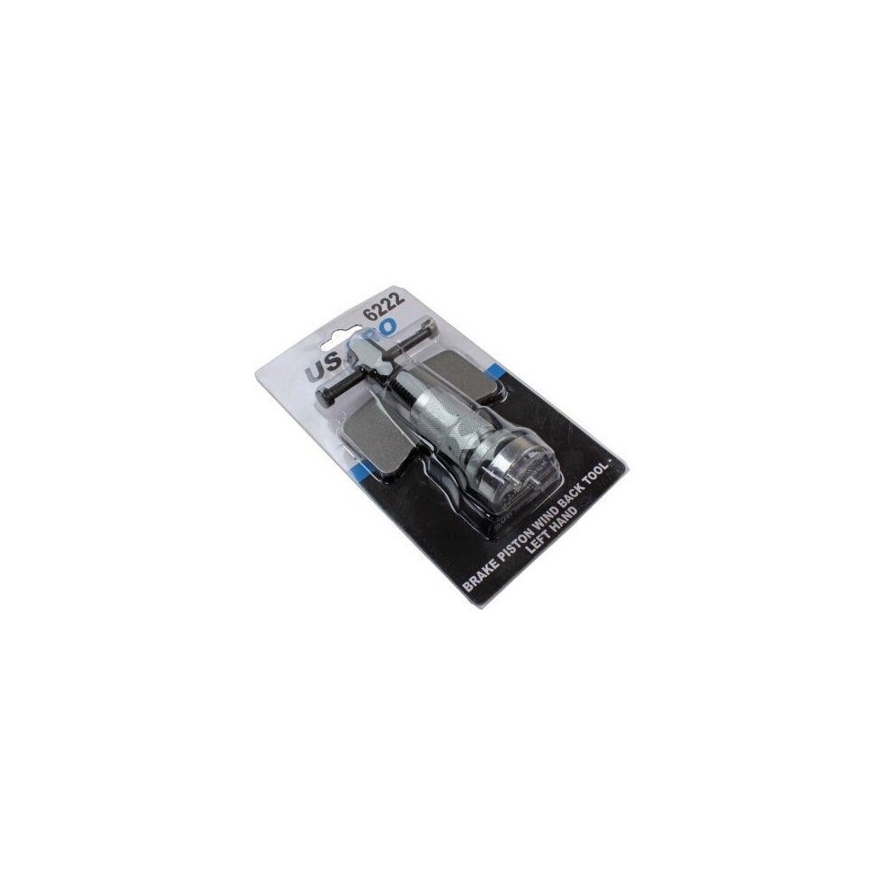 US PRO Tools Brake Caliper Piston Rewind Tools Left Handed Set Wind Back Kit 6222 thumbnail