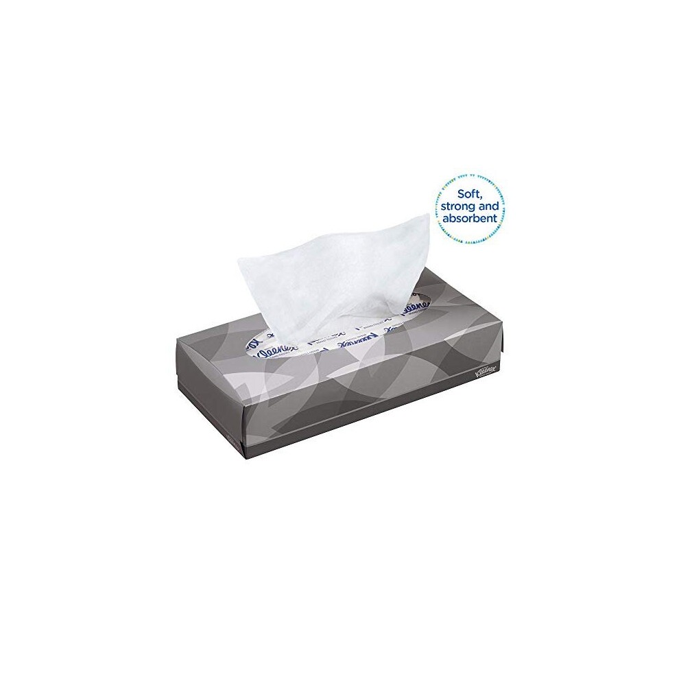 Facial Tissues 8835  2 Ply Boxed Tissues  21 Flat Tissue Boxes X 100 White Facial Tissues 2100 Sheets thumbnail