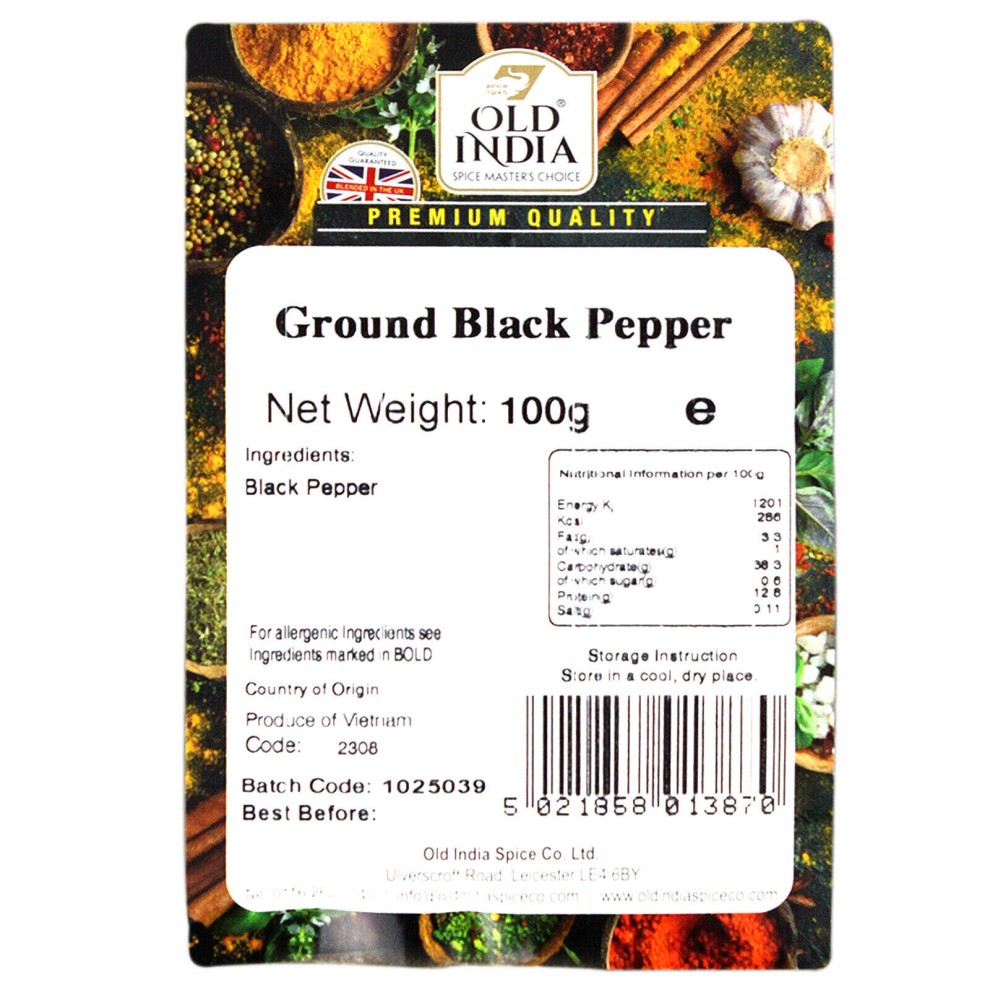 (Ground Black Pepper) Pepper Powder Black White Ground Fine Coarse thumbnail