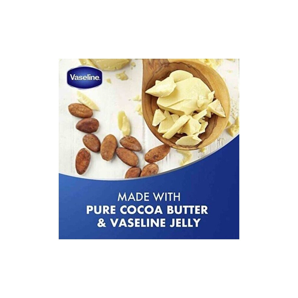 Vaseline Moisturiser 100% Pure Petroleum Jelly Healing for Dry Skin with Cocoa Butter to Heal Dry and Damaged Skin 450ml thumbnail