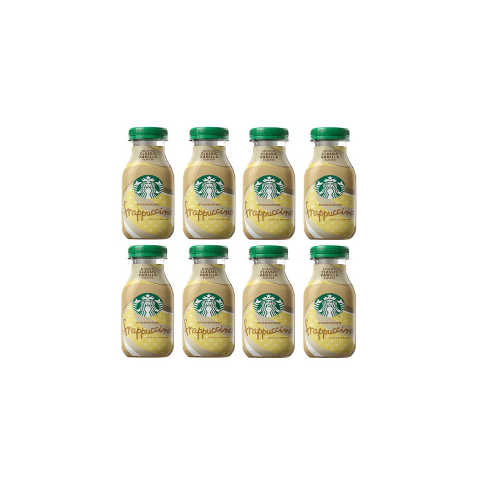 Starbucks Frappuccino Vanilla Coffee Bottle Drink 8x 250ml Best Before Aug 2024