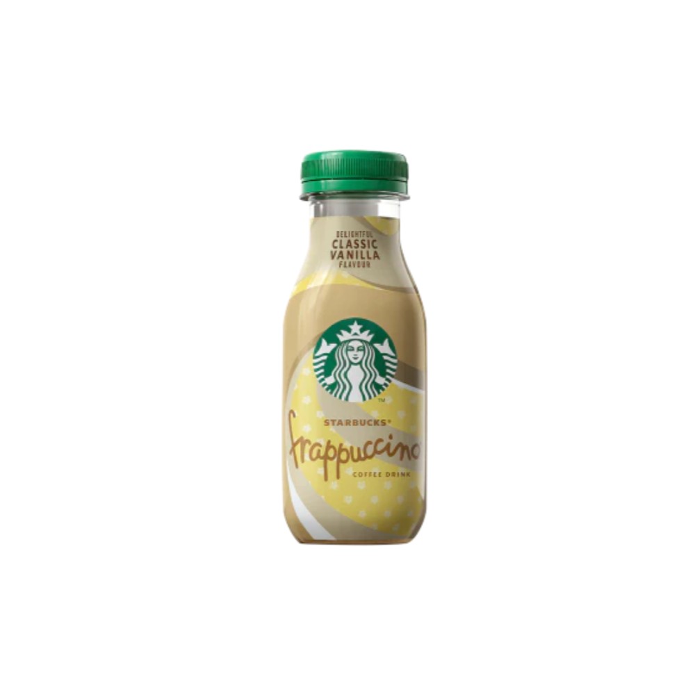 Starbucks Frappuccino Vanilla Coffee Bottle Drink 8x 250ml Best Before Aug 2024 thumbnail