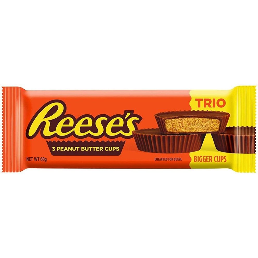 Reeses Chocolate Gift Set | Reese's American Sweets Peanut Butter Hamper Treats Box by Dolci Di Lechlade | Cups Sticks Pieces USA Candy Fathers Day thumbnail