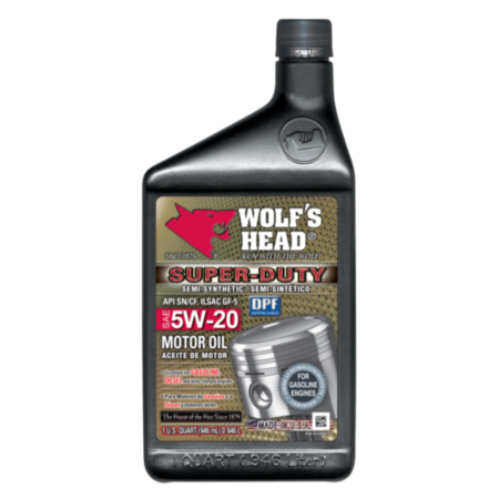 Wolfs Head 91046 5W 20 Qt. Heavy-Duty Motor Oils