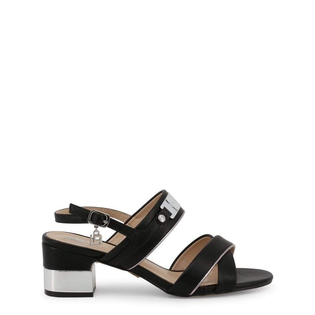 Laura Biagiotti 5509-CALF-BLACK-Black-41 Womens Sandals Black - Size 41