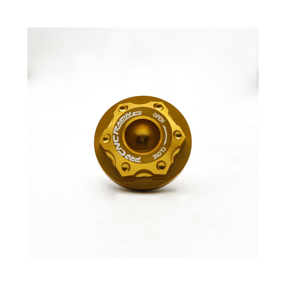 (Gold) CNC Aluminum Motorcycles Oil Filler Cap for Yamaha YZF R1 R6 1998-2020 1999 2000 2001 2002 03 04 05 06 07 08 09 10 11 12 13 14 Motorcycle Neck