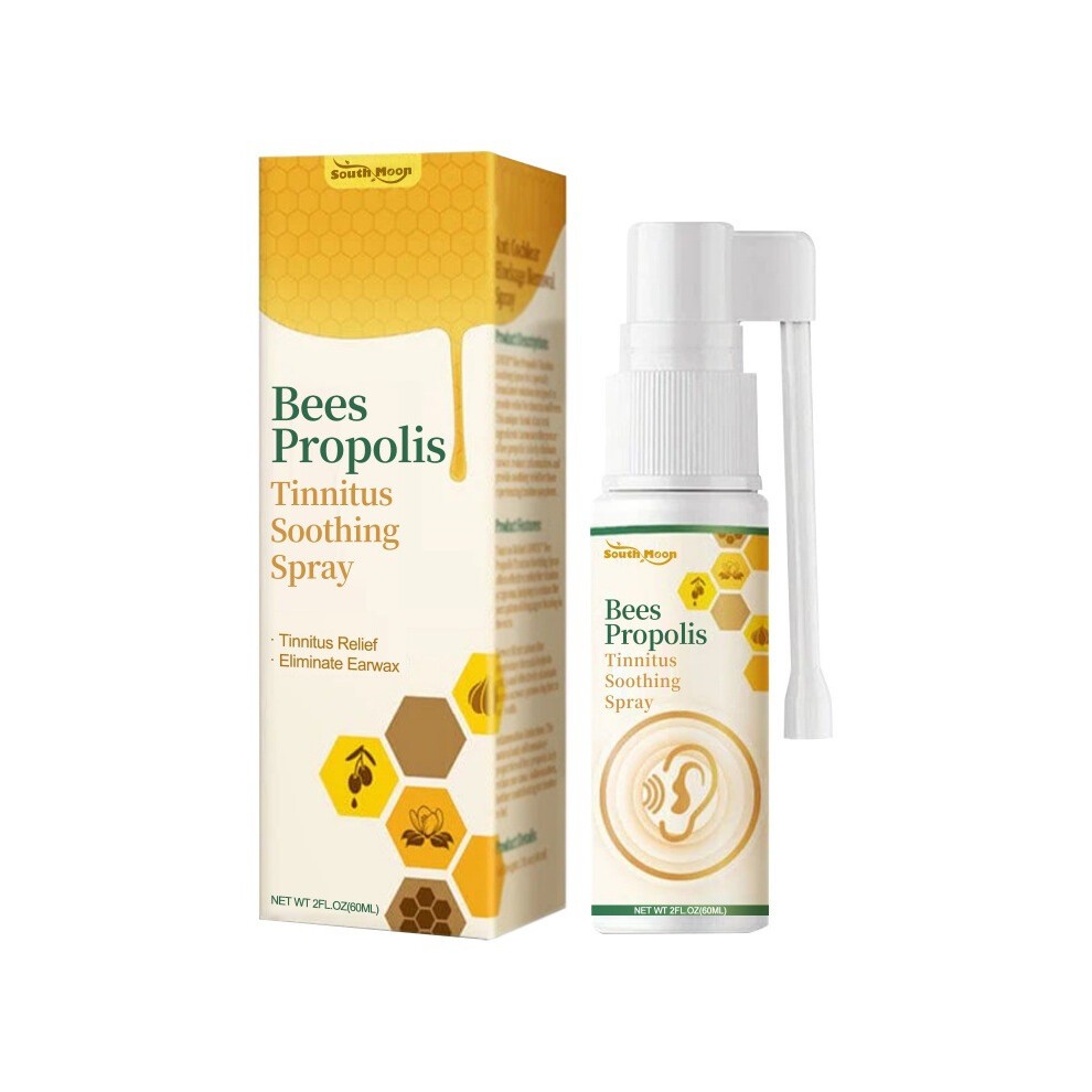 Moon South Propolis Tinnitus Relief Ear Spray for Effective Ear Care and Cleansing 60ml thumbnail