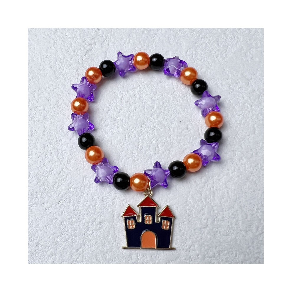 2024 Halloween Pumpkin Bracelet New Ghost Festival Orange Bracelet Tri thumbnail