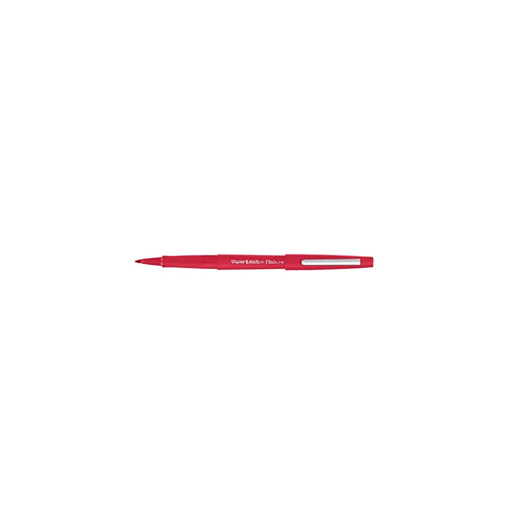 Paper Mate Flair Felt Tip Pens | Medium Point (0.7mm) | Red | 12 Count thumbnail