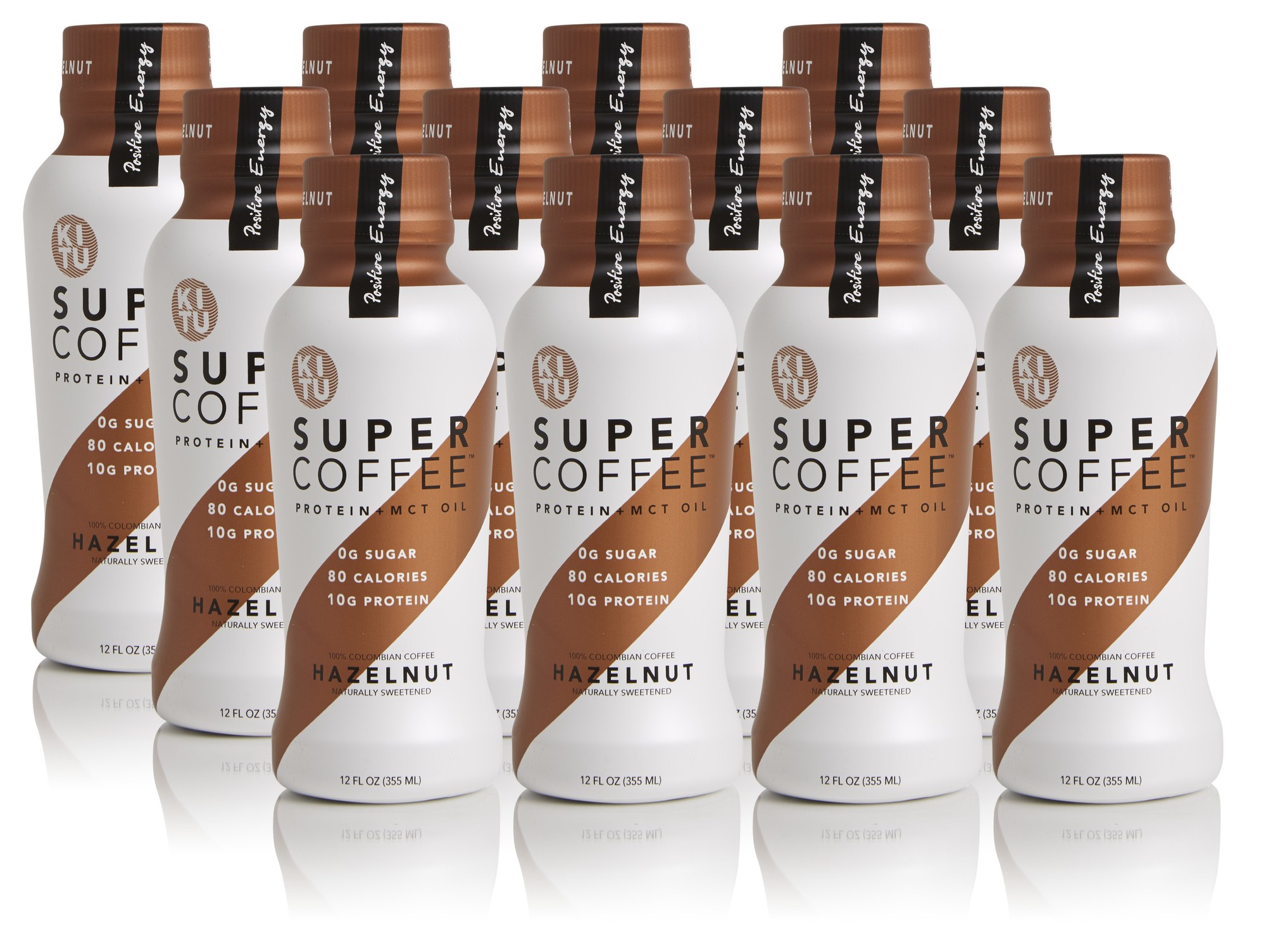 Kitu by Sunniva Super Coffee Hazelnut Sugar-Free Formula, Case of 12
