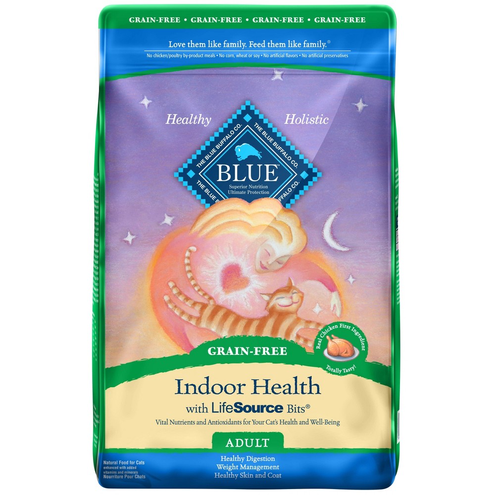 Blue Buffalo Grain Free Adult Chicken and Brown Rice Dry Cat Food - 9lb