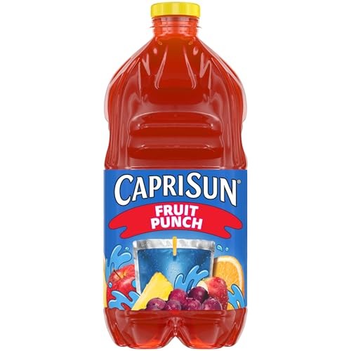 Capri Sun Fruit Punch Flavored with Other Natural Flavor Juice Drink Blend 64 Fl Oz Bottle