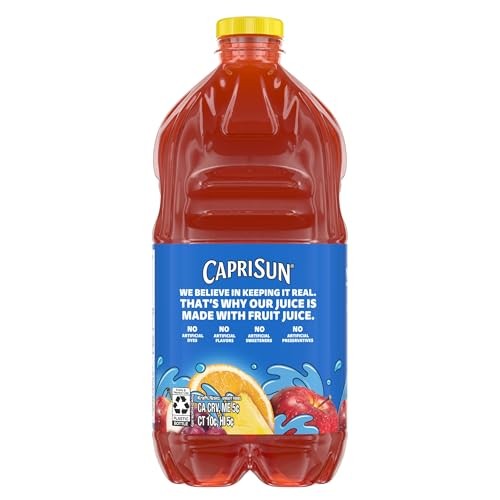 Capri Sun Fruit Punch Flavored with Other Natural Flavor Juice Drink Blend 64 Fl Oz Bottle thumbnail