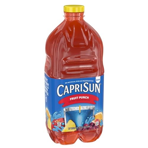 Capri Sun Fruit Punch Flavored with Other Natural Flavor Juice Drink Blend 64 Fl Oz Bottle thumbnail