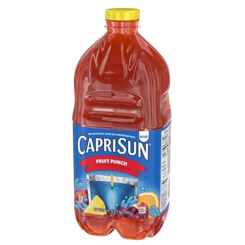 Capri Sun Fruit Punch Flavored with Other Natural Flavor Juice Drink Blend 64 Fl Oz Bottle thumbnail