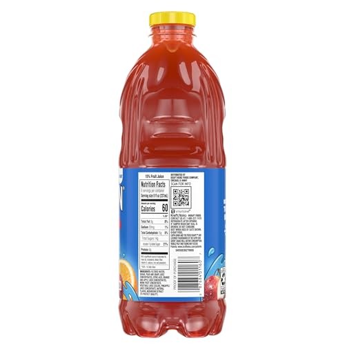 Capri Sun Fruit Punch Flavored with Other Natural Flavor Juice Drink Blend 64 Fl Oz Bottle thumbnail