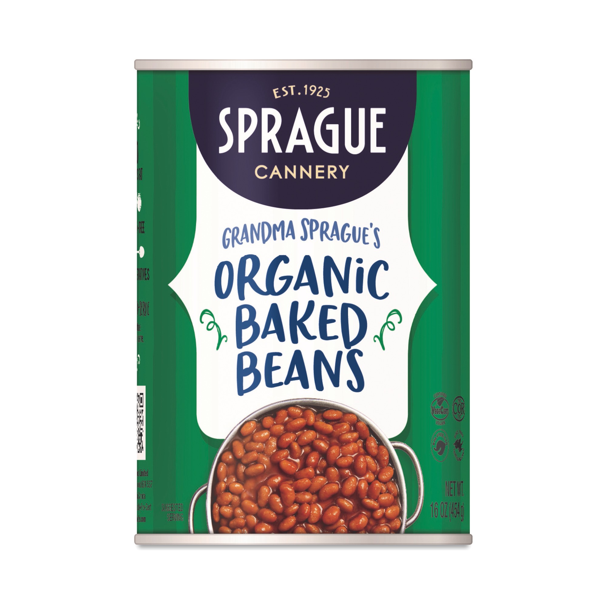 2-Pack Sprague Organic Baked Beans 16 Oz Can