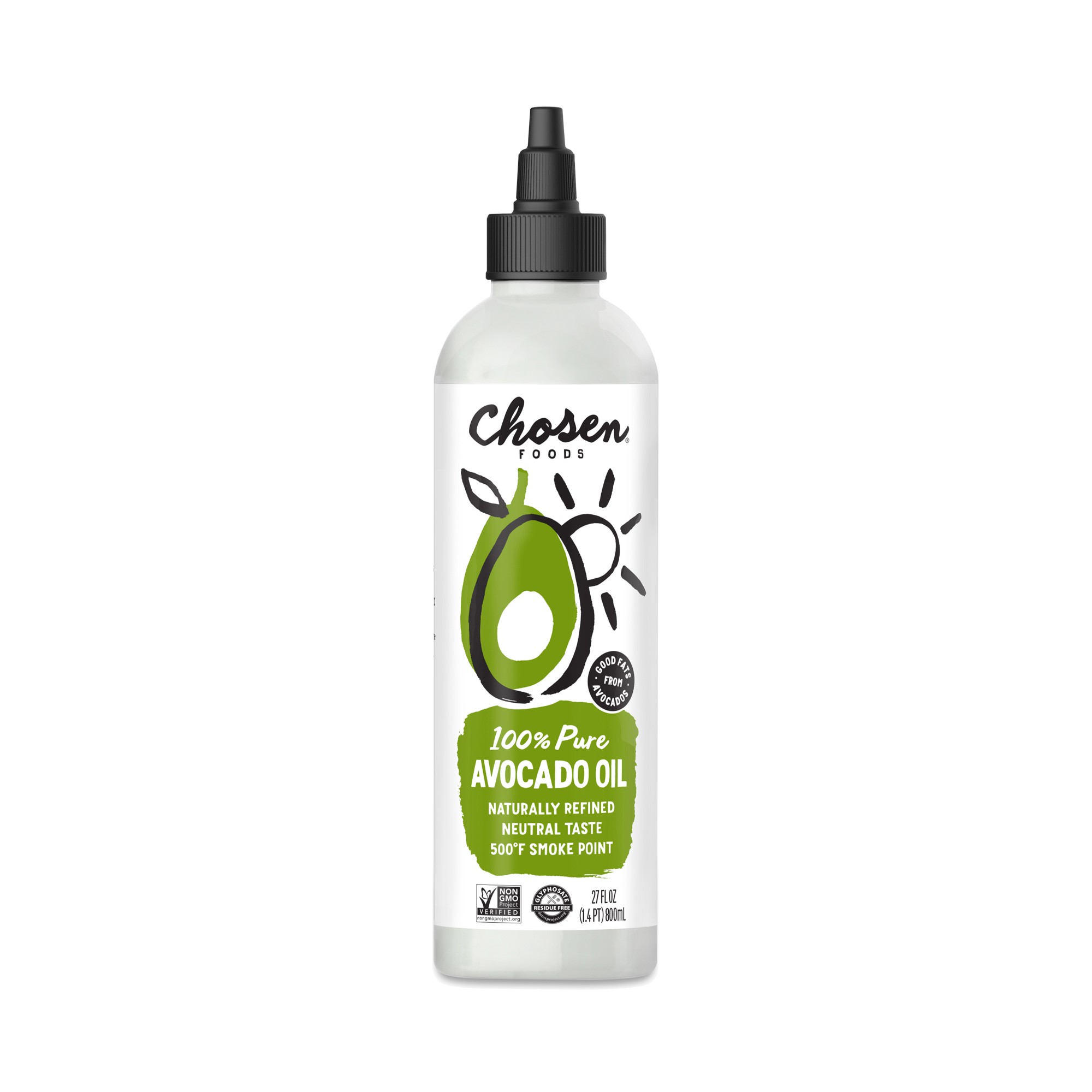 Chosen Foods 100% Pure Avocado Oil Squeeze - 800ml
