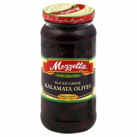 MEZZETTA   MEZZETTA OLIVE KALAMATA SLC - Pack of 6 - 9.5 OZ