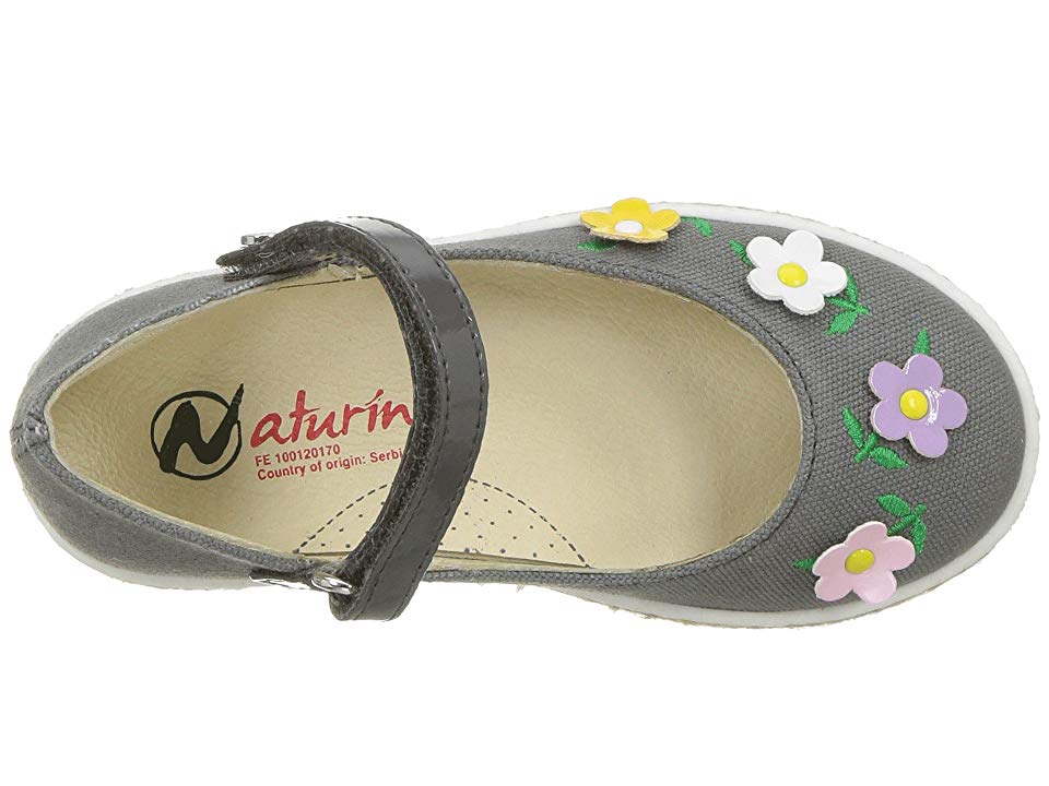 Naturino 5075 SS18 (Toddler/Little Kid/Big Kid) (Grey) Girl's Shoes thumbnail