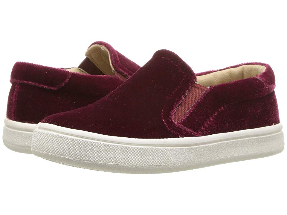 Old Soles Velvey Hoff (Toddler/Little Kid) (Red) Girl's Shoes