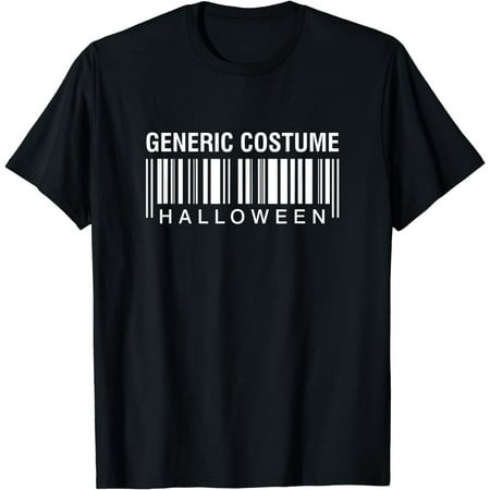 JOY Generic Halloween Costume Barcode Funny T-Shirt