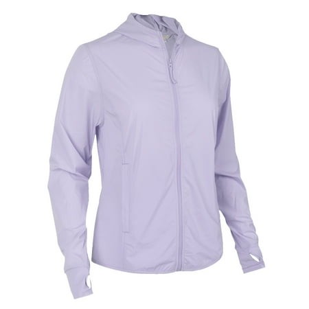 Monterey Club Women S UPF Hi-Low Full Zip Hoodie Jacket #4722