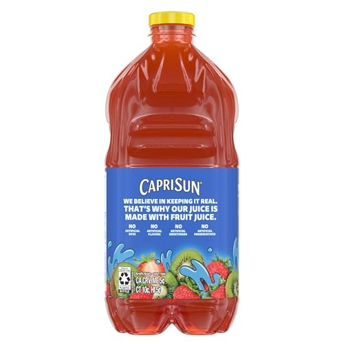 Capri Sun Strawberry Kiwi Flavored with Other Natural Flavor Juice Drink Blend 64 Fl Oz Bottle thumbnail