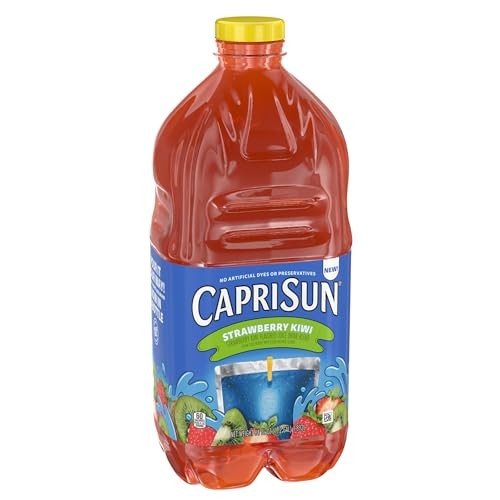 Capri Sun Strawberry Kiwi Flavored with Other Natural Flavor Juice Drink Blend 64 Fl Oz Bottle thumbnail
